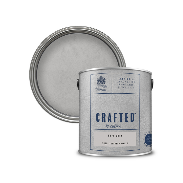 CRAFTED™ Suede Textured Matt - Soft Grey